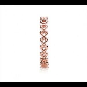Pandora ring. Linked love